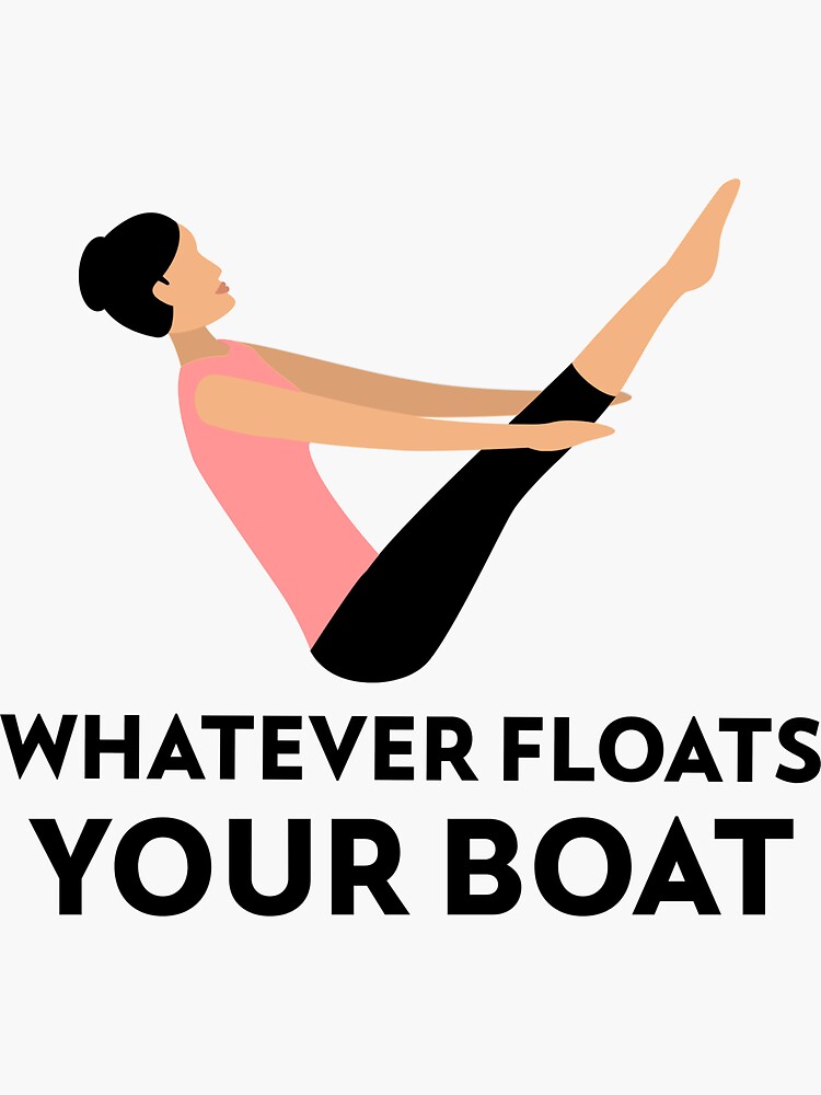 "Whatever Floats Your Boat" Sticker by Redbubble