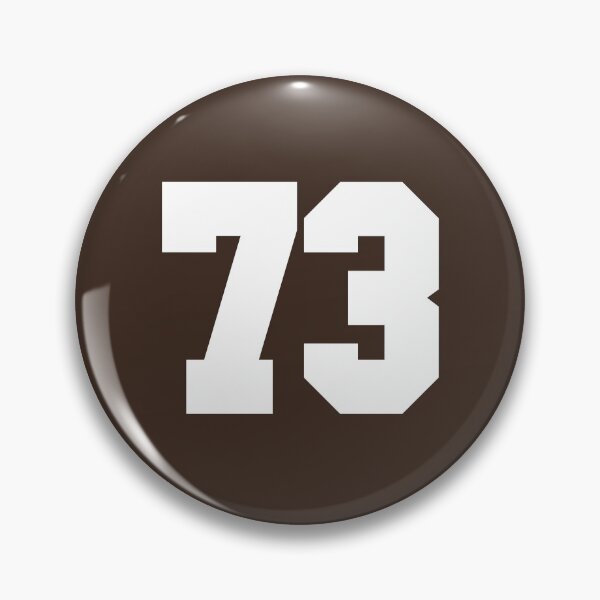 Item preview, 73 Number Cleveland Sports Seventy-Three Brown Jersey designed and sold by HelloFromAja.