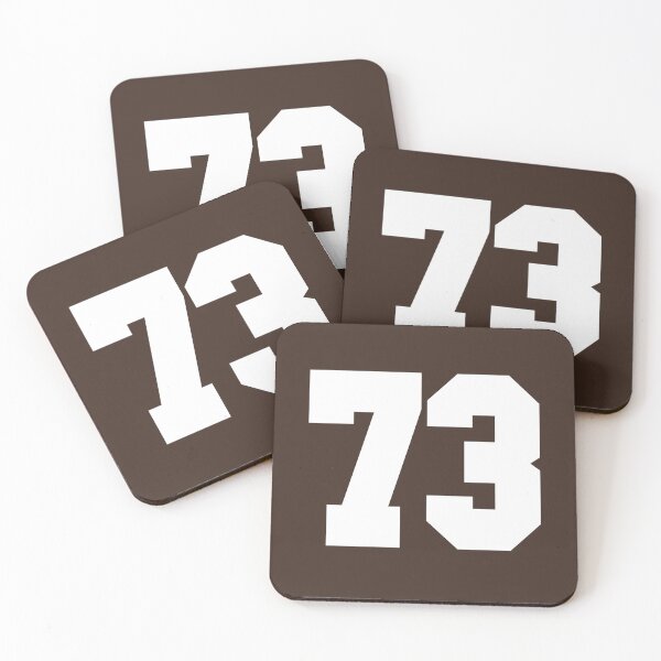 Item preview, 73 Number Cleveland Sports Seventy-Three Brown Jersey designed and sold by HelloFromAja.