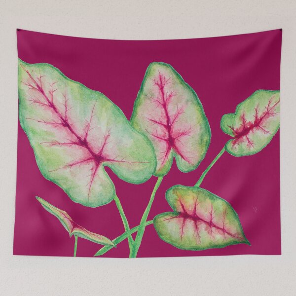 Item preview, Elephant Ear Plant Watercolor designed and sold by FoxStration.