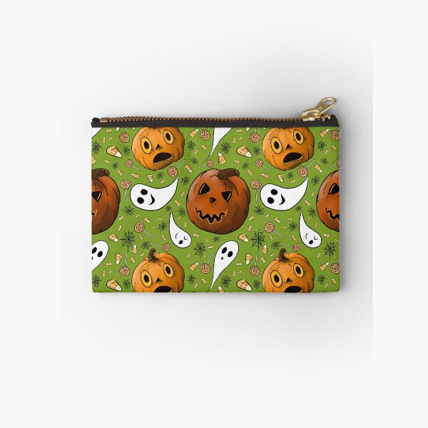 Item preview, Halloween pattern with pumpkin and ghosts designed and sold by JanaMJ.
