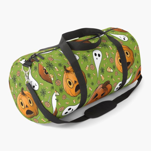Item preview, Halloween pattern with pumpkin and ghosts designed and sold by JanaMJ.