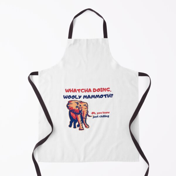 Item preview, Whatcha Doing, Wooly Mammoth?,Cute Elephant designed and sold by Oussluka.