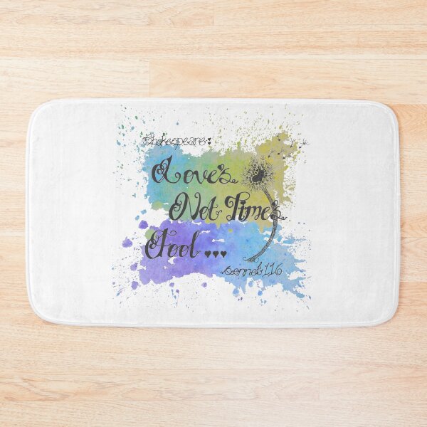 Item preview, "Love's Not Time's Fool" Shakespeare Sonnet Quote Original Art (variation 2) designed and sold by ESIKCreates.