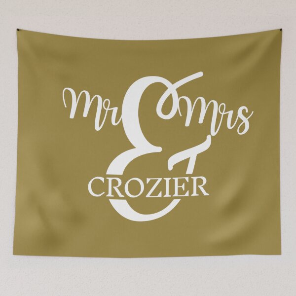 Item preview, Mr & Mrs CROZIER | GOLD designed and sold by yourscotborders.