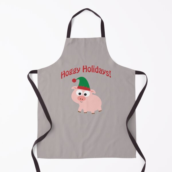 Item preview, Hoggy Holidays!  Pig Christmas elf designed and sold by Hedgie Designs.