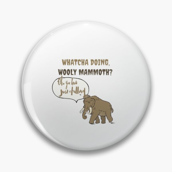 Item preview, Whatcha Doing, Wooly Mammoth?,Cute Elephant designed and sold by Oussluka.