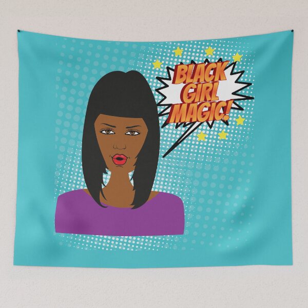Item preview, Black Girl Magic - Retro Comic Pop Art designed and sold by blackartmatters.