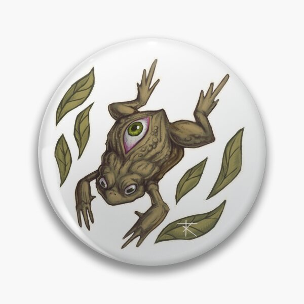 Item preview, Witches Familiar - A Toad with the third eye designed and sold by TofuRevolution.