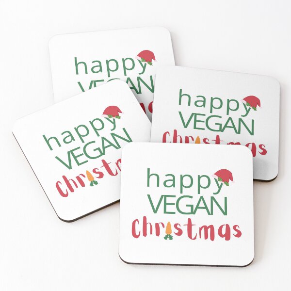 Item preview, Happy Vegan Christmas designed and sold by NomadMessenger.