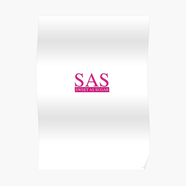 Sweet as Sugar - PINK Poster
