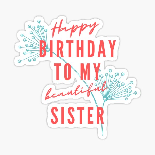 Happy Birthday Glitter Sticker – Sissi and Friends