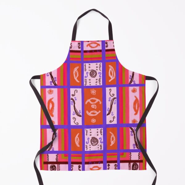 Item preview, Curvy Plaid Abstract Feminine Folk Art por Kristie Hubler designed and sold by kristiehubler.