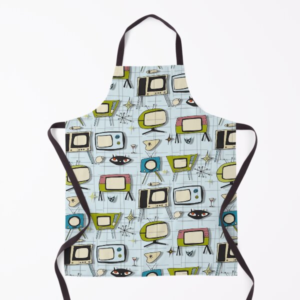 Item preview, Retro Tv Blue #midcentury designed and sold by susycosta.