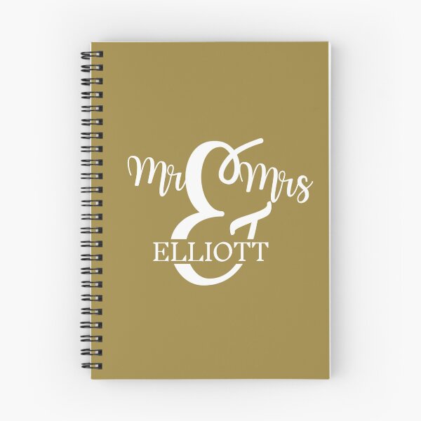 Item preview, Mr & Mrs ELLIOTT | GOLD designed and sold by yourscotborders.