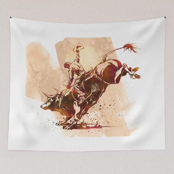 Item preview, Bull Riding Cowboy 3 designed and sold by smwolfgang.