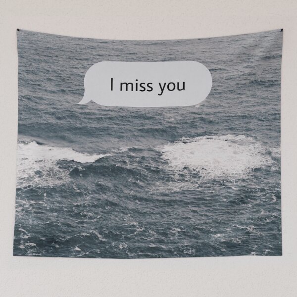 Item preview, I miss you - ocean designed and sold by LifeAsGeneration Z.