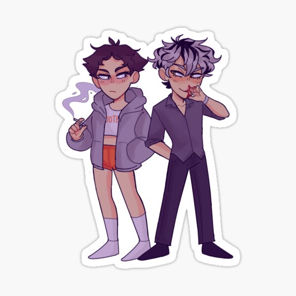 Item preview, femboy hooters after work bokuto and akaashi designed and sold by val-kurry.