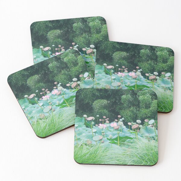 Item preview, Field of Pink Water Lotus designed and sold by SueBMytko.