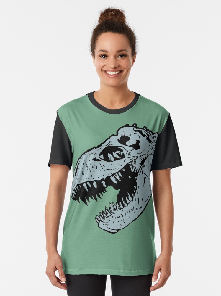 Thumbnail 2 of 5, Graphic T-Shirt, T-rex designed and sold by BenNoble.