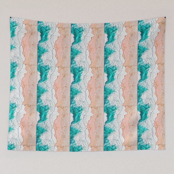 Item preview, Blue ocean beach pattern designed and sold by Lorify.