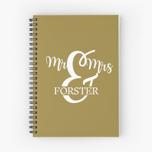 Item preview, Mr & Mrs FORSTER | GOLD designed and sold by yourscotborders.
