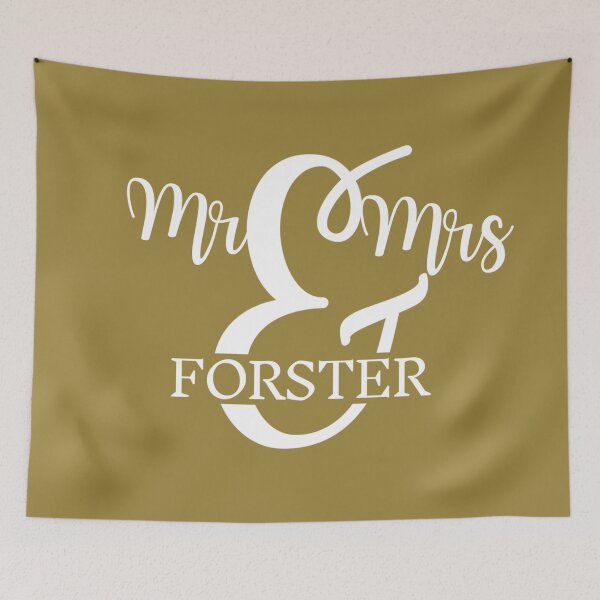 Item preview, Mr & Mrs FORSTER | GOLD designed and sold by yourscotborders.