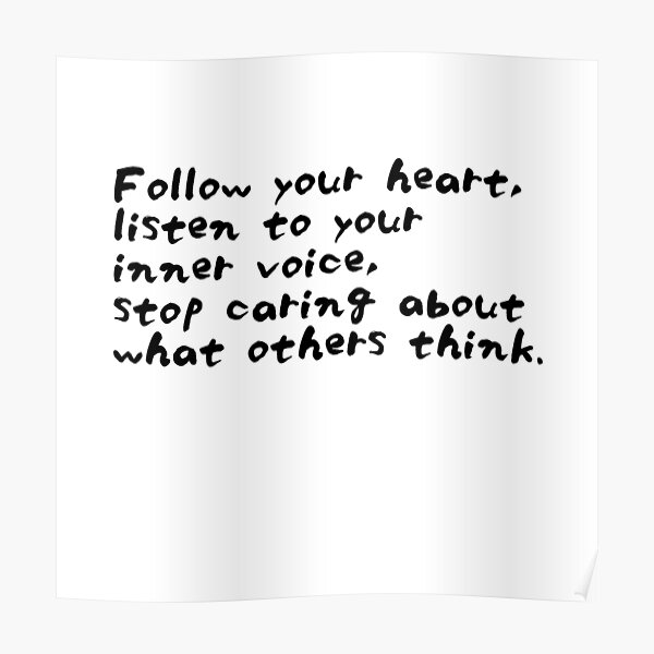 Roy T. Bennett - The Light in the Heart: Stop caring about what others think Poster