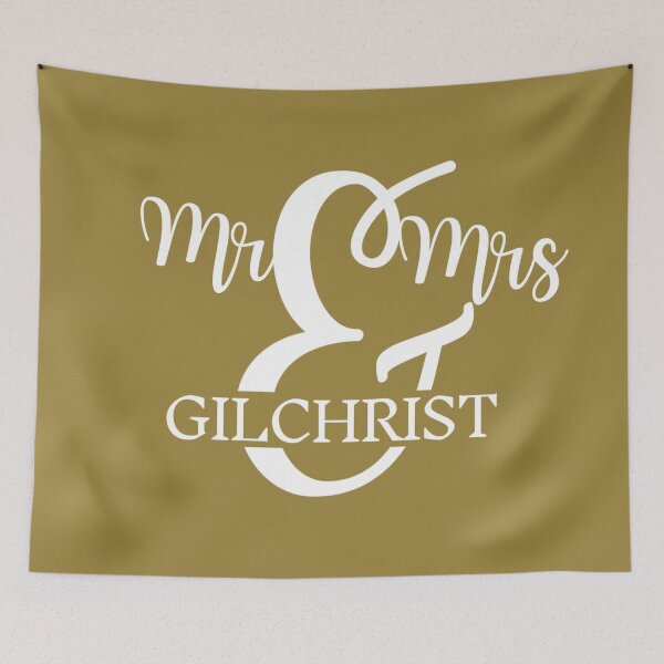 Item preview, Mr & Mrs GILCHRIST | GOLD designed and sold by yourscotborders.