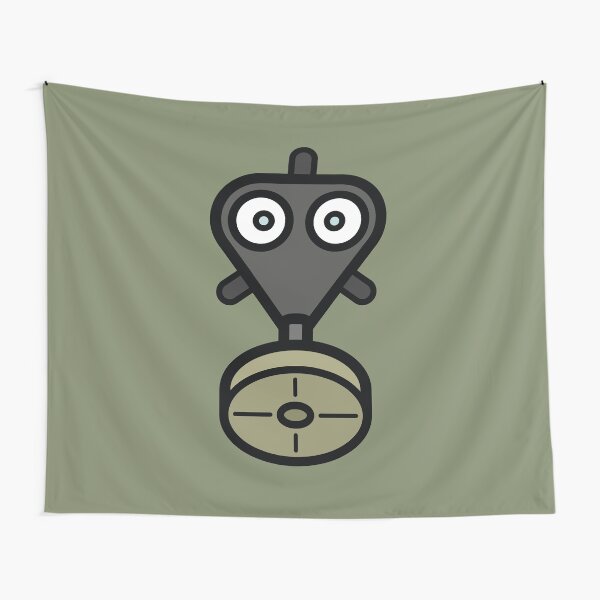 Gas Mask Tapestry