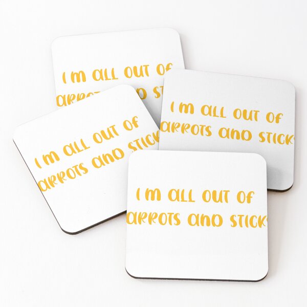 Item preview, I’m all out of carrots and sticks 4 freak show designed and sold by stickersbynic.