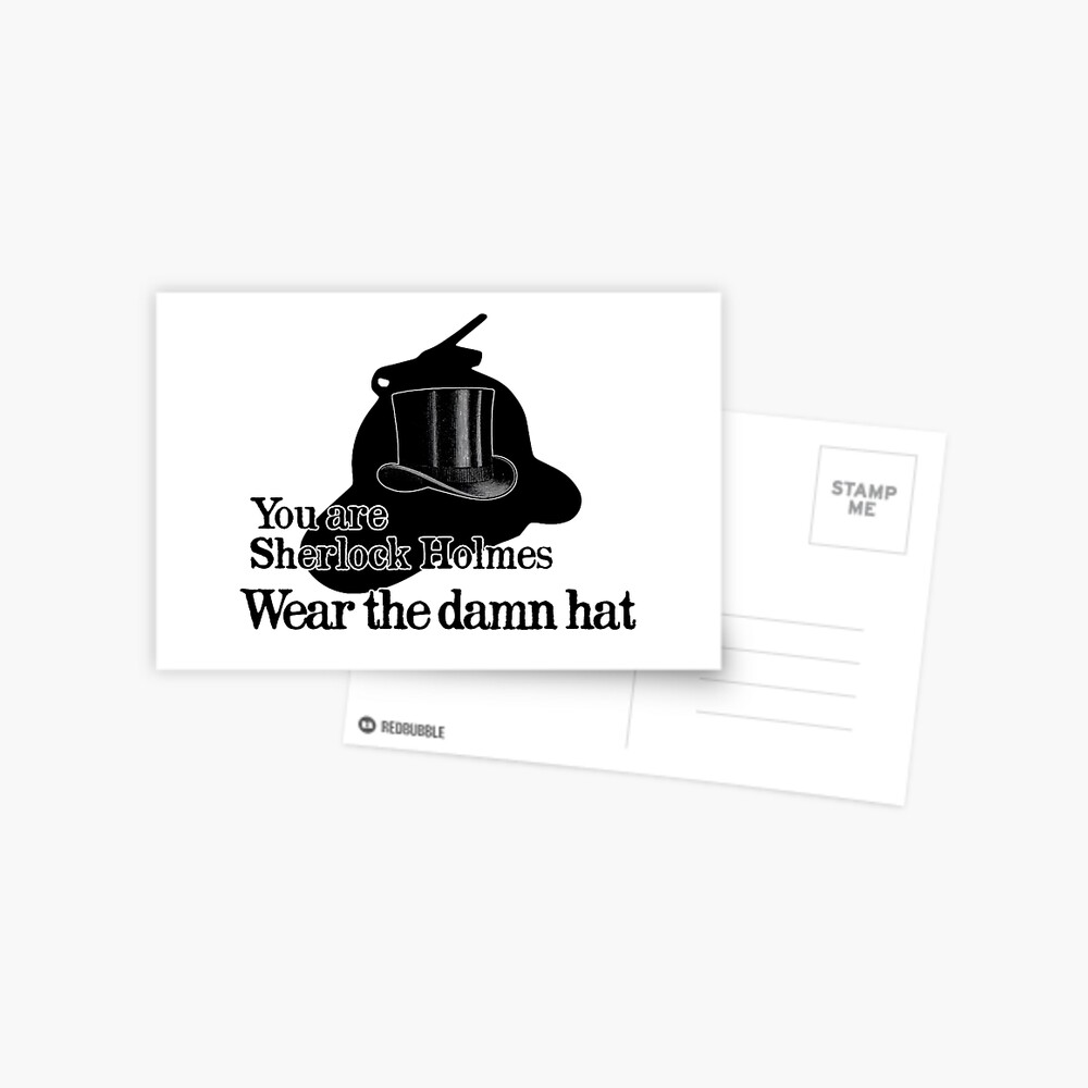 Wear The Damn Hat Greeting Card By Dastora Redbubble