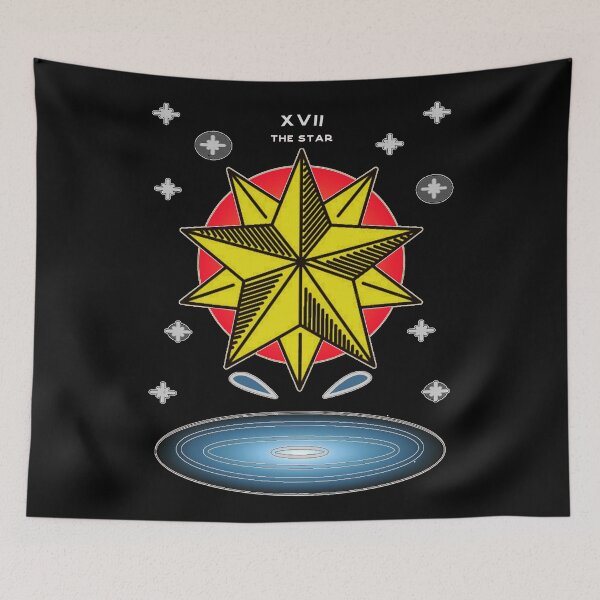 Item preview, The Star Tarot Card - Major Arcana XVII designed and sold by Coder-T.