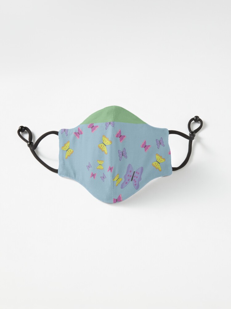 Alternate view of Cat and Butterflies Mask