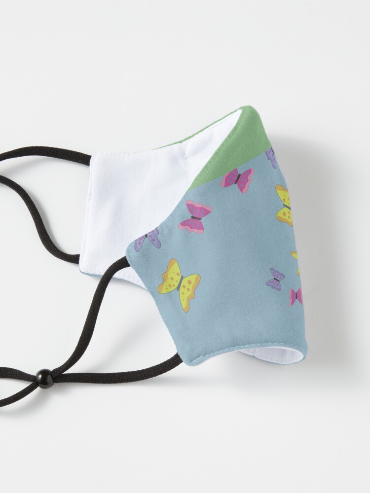 Alternate view of Cat and Butterflies Mask