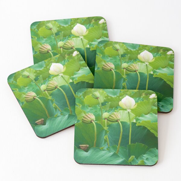 Item preview, Lotus Rising in a Field of Flowers designed and sold by SueBMytko.