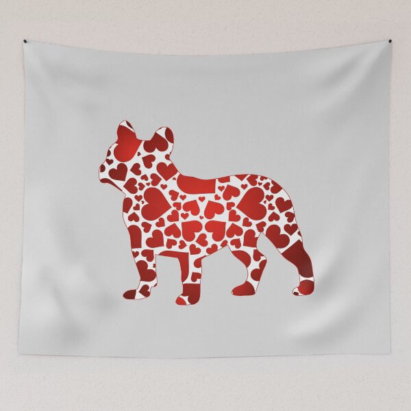 Item preview, Frenchie Love, Frenchie Mom, French Bulldog Hearts, Frenchie Hearts designed and sold by FunShirtDesigns.