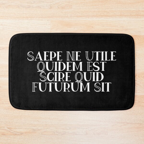 Item preview, Saepe Ne Utile Quidem Est Scire Quid Futurum Sit designed and sold by StillInBeta.