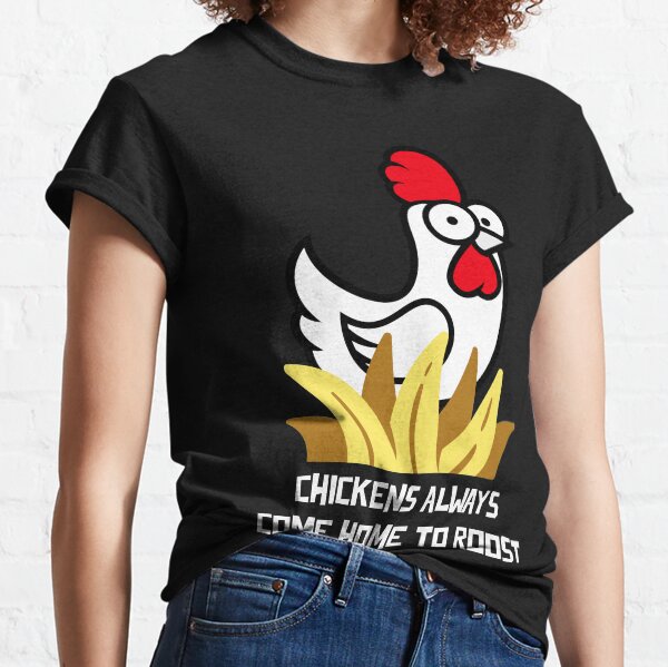 Item preview, Chickens always come home to roost (illustration, text) designed and sold by JellyBeenzz.