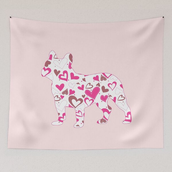 Item preview, Frenchie Love, Frenchie Mom, French Bulldog Hearts designed and sold by FunShirtDesigns.