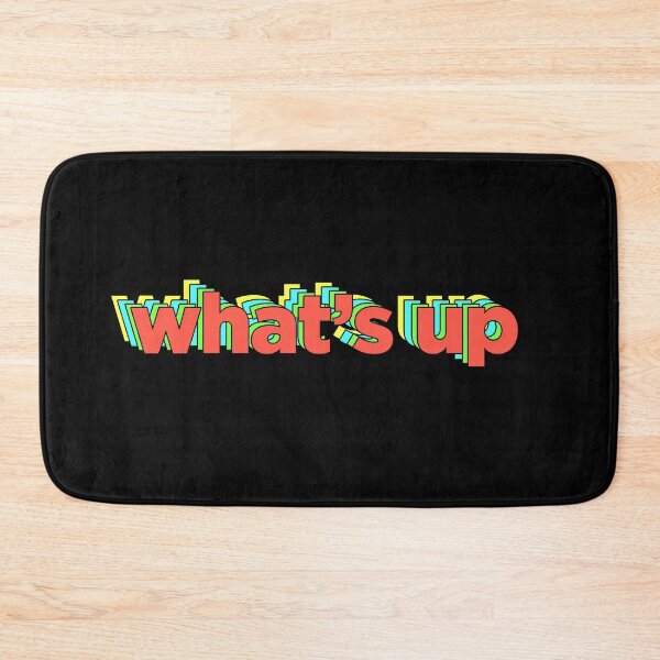 Item preview, What's Up 3d Coloful Text designed and sold by PeterPrv.