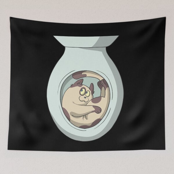 Item preview, Cat in the toilet designed and sold by Monkey Ful.