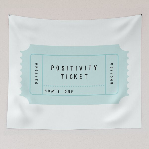 Item preview, Positivity Ticket designed and sold by alwayselle.