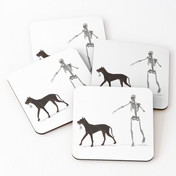 Item preview, Doberman And Skeleton designed and sold by Mythos57.