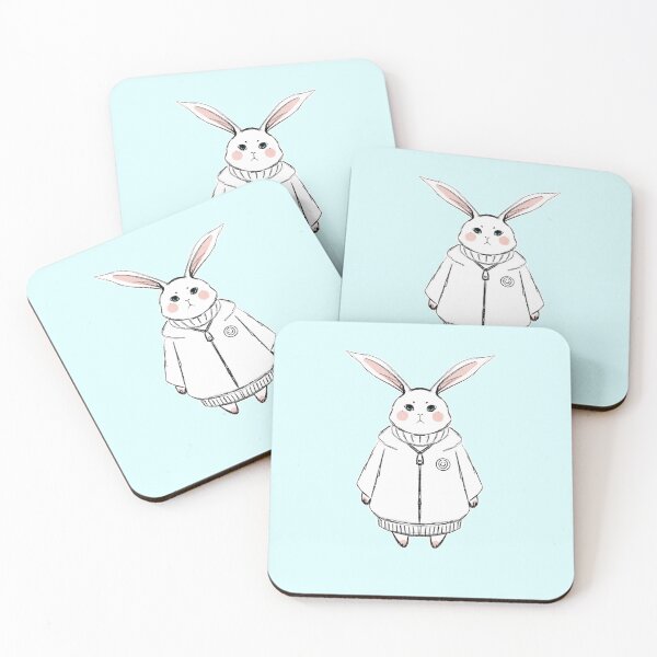 Item preview, Cozy bunny (white) designed and sold by Criatvra.