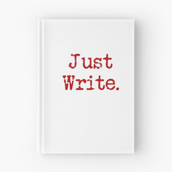 Item preview, Just Write. Vertical Red Type designed and sold by TeaRoseWriter.