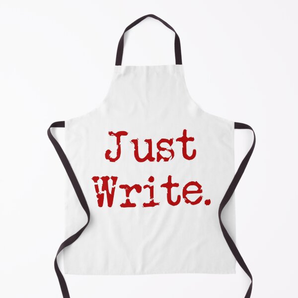 Item preview, Just Write. Vertical Red Type designed and sold by TeaRoseWriter.
