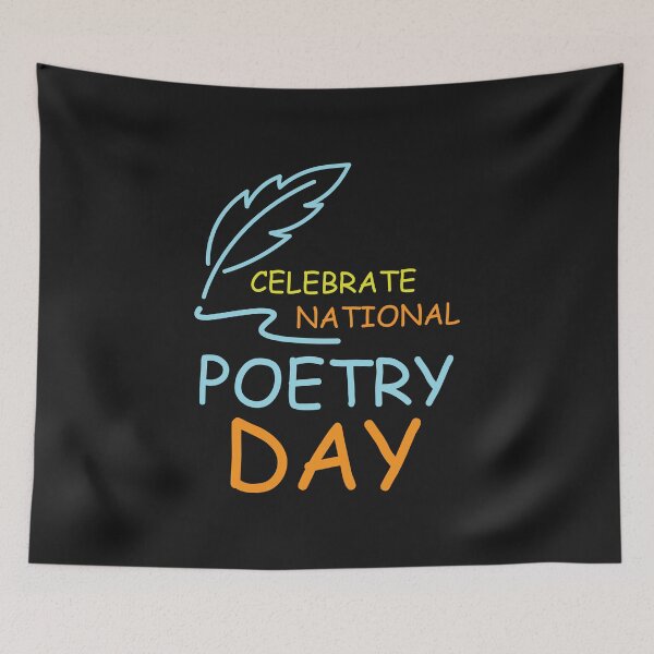 Artikelvorschau, Celebrate National Poetry Day Autor Bibliothek entworfen und verkauft von ShirtStar0815.