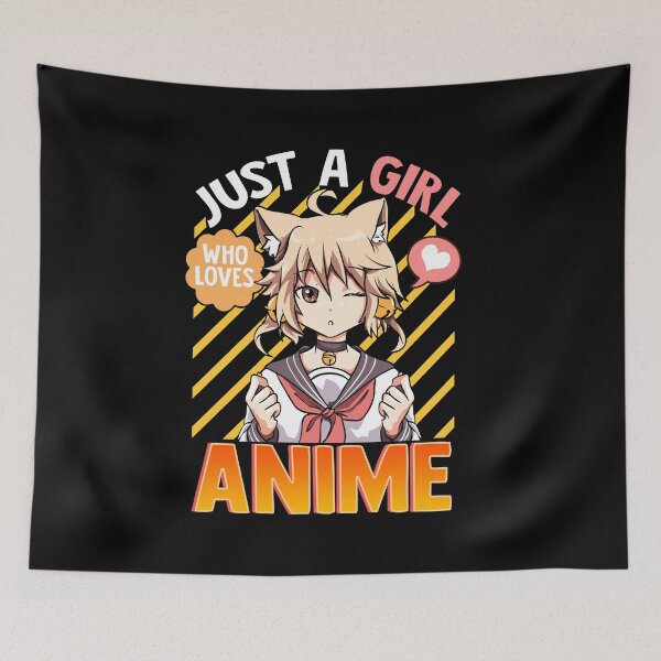 Artikelvorschau, Süß & lustig Nur ein Mädchen, das Anime liebt entworfen und verkauft von perfectpresents.