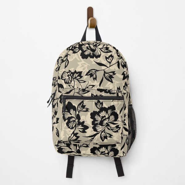 Item preview, Iwalani Vintage Hawaiian Floral - Taupe, Natural and Black designed and sold by DriveIndustries.